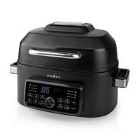 Nedis Heteluchtfriteuse | 6 l | Tijdschakelaar: 120 min | Aantal vooraf ingestelde programma's: 7 | Digitaal | Zwart - KAAFG600BK Nedis Heteluchtfriteuse | 6 l | Tijdschakelaar: 120 min | Aantal vooraf ingestelde programma's: 7 | Digitaal | Zwart - KAAFG600BK