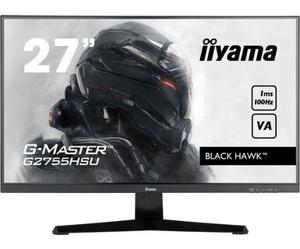 Iiyama G-MASTER Black Hawk G2755HSU-B1 LCD-monitor Energielabel E (A - G) 68.6 cm (27 inch) 1920 x 1080 Pixel 16:9 1 ms HDMI, DisplayPort, Hoofdtelefoon (3.5