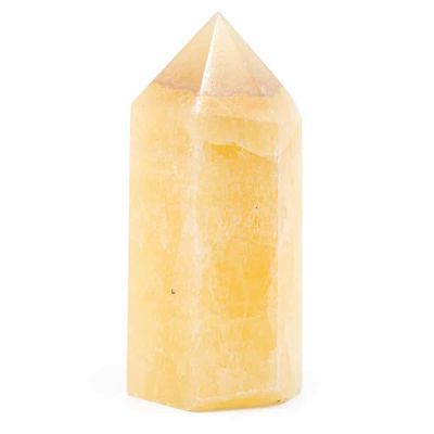 Edelsteen Obelisk Punt Gele Jade 40 - 65 mm