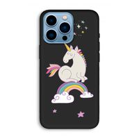 Regenboog eenhoorn: iPhone 13 Pro Max Biologisch afbreekbaar hoesje