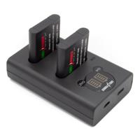 ChiliPower Li-90B Olympus USB Duo Kit - Camera accu set