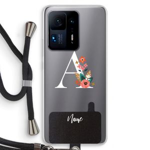 Pink Bouquet: Xiaomi Mi Mix 4 Transparant Hoesje met koord
