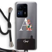 Pink Bouquet: Xiaomi Mi Mix 4 Transparant Hoesje met koord