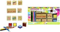 Toi-Toys stempelset met kleurpotloodjes Toi-Toys stempelset met kleurpotloodjes