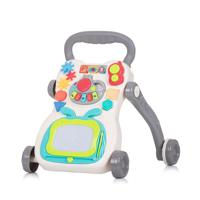 Chipolino Funny Game Loopwagen met Piano, Telefoon & Tekenbord Grijs