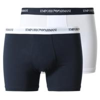Armani Boxershorts Core 2-pack blauw-wit