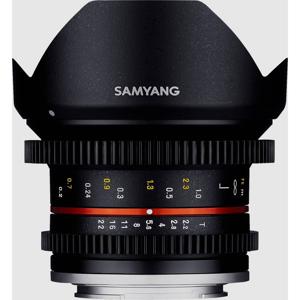 Samyang 12mm T2.2 NCS CS VDSLR SLR Ultra-groothoeklens Zwart