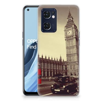 OPPO Reno 7 5G | Find X5 Lite | Silliconen Back Cover | Londen