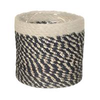 Mica mand bonaparte zwart 14 cm | 18 stuks