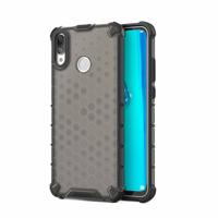 Honingraat schokbestendige PC + TPU geval voor Huawei Y9 (2019) (zwart)