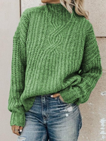 Casual Turtleneck Sweater Pullover - thumbnail