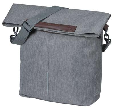 Fietsshopper Basil City MIK Hooks 14-16L 13 x 29 x 31 cm - grijs Fietsshopper Basil City MIK Hooks 14-16L 13 x 29 x 31 cm - grijs