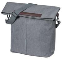 Fietsshopper Basil City MIK Hooks 14-16L 13 x 29 x 31 cm - grijs