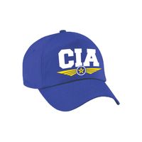 CIA agent tekst pet / baseball cap blauw voor kinderen   - - thumbnail