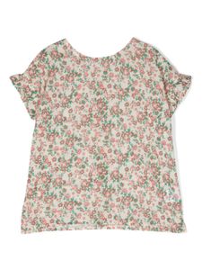 Emile Et Ida blouse en coton à fleurs - Tons neutres