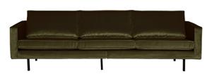 BePureHome Bank 3-zits Rodeo Velvet - Groen