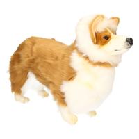 Hansa Welsh Corgie knuffel - 50 cm - realistisch - hond knuffeldier