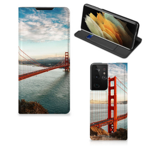 Samsung Galaxy S21 Ultra Book Cover Golden Gate Bridge