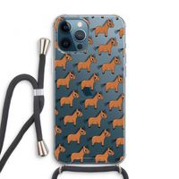 Pony: iPhone 12 Pro Transparant Hoesje met koord