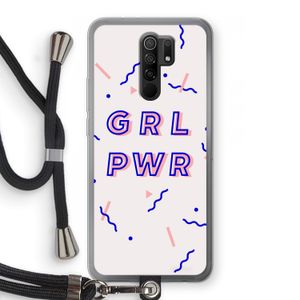 GRL PWR: Xiaomi Redmi 9 Transparant Hoesje met koord