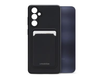 Mobilize Mobilize Rubber Gelly Card Case Samsung Galaxy A25 5G Matt Black