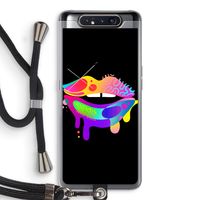 Lip Palette: Samsung Galaxy A80 Transparant Hoesje met koord