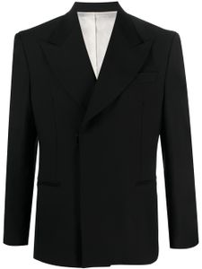 CANAKU blazer à fermeture décalée - Noir