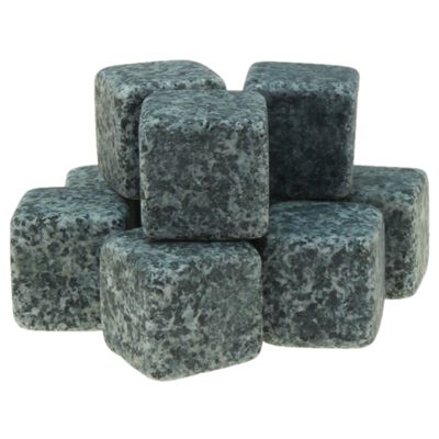 Whiskey ijsblokjes stenen 9 stuks 2,5 cm