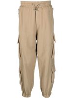 Balmain pantalon de jogging à poches cargo - Marron - thumbnail