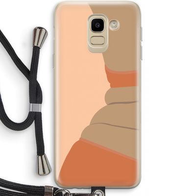 Bikini: Samsung Galaxy J6 (2018) Transparant Hoesje met koord