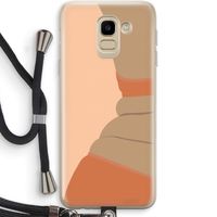 Bikini: Samsung Galaxy J6 (2018) Transparant Hoesje met koord
