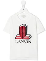 Lanvin Enfant t-shirt en coton à logo brodé - Blanc - thumbnail