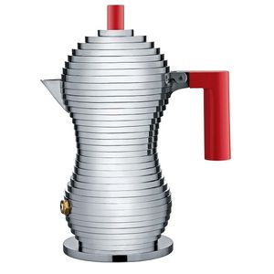 ALESSI - Pulcina - Percolator 3kops rood inductie