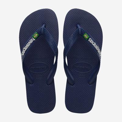 Havaianas Brasil Logo Slipper Kinderen Navy Blu 728