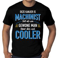 Grote maten Deze kanjer is Machinist cadeau t-shirt zwart voor heren