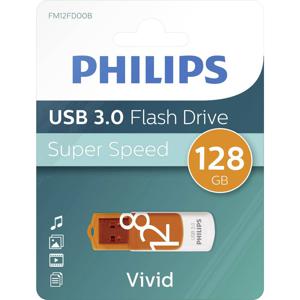 Philips FM12FD00B USB flash drive 128 GB USB Type-A 3.2 Gen 1 (3.1 Gen 1) Oranje, Wit