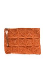 IBELIV pochette Tanala à design tissé - Orange