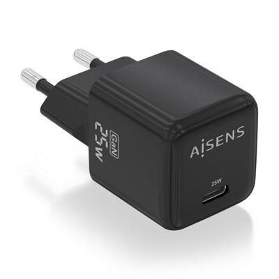 Oplader Aisens ASCH-25W1P013-BK Zwart 25 W (1 Stuks)