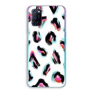Cheetah color: Oppo A52 Transparant Hoesje