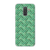 Moroccan tiles 2: Samsung Galaxy A6 Plus (2018) Transparant Hoesje