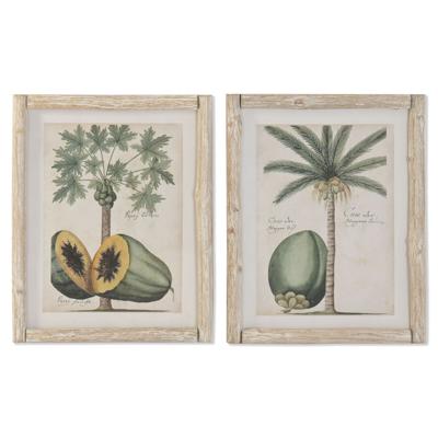 Schilderij Home ESPRIT Kristal Spar 40 x 3,5 x 50 cm (2 Stuks) Schilderij Home ESPRIT Kristal Spar 40 x 3,5 x 50 cm (2 Stuks)