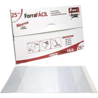 Zelfklevende boekomslag Grafoplas Verstelbaar Revers Transparant PVC 25 Onderdelen 28 x 53 cm Zelfklevende boekomslag Grafoplas Verstelbaar Revers Transparant PVC 25 Onderdelen 28 x 53 cm