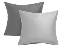 s.Oliver Set van 2 kussenslopen 60 x 50 cm (Grijs)