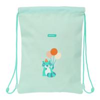 Rugtas met Koordjes Safta Fiesta Groen 26 x 34 x 1 cm
