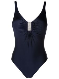 Lygia & Nanny maillot de bain Mirassol à fronces - Bleu