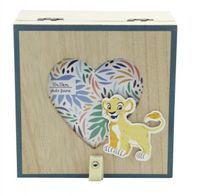 Disney opbergdoos met fotolijst The Lion King junior 15 cm hout - thumbnail