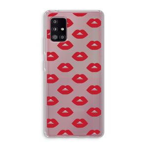 Lips: Samsung Galaxy A51 5G Transparant Hoesje