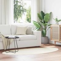 VidaXL Vloerkleden huarte crème 80 x 150 cm polyester