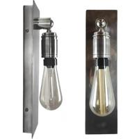 Messing Wandlamp Ritz Antiek Zilver