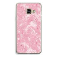 Abstract Painting Pink: Samsung Galaxy A3 (2016) Transparant Hoesje
